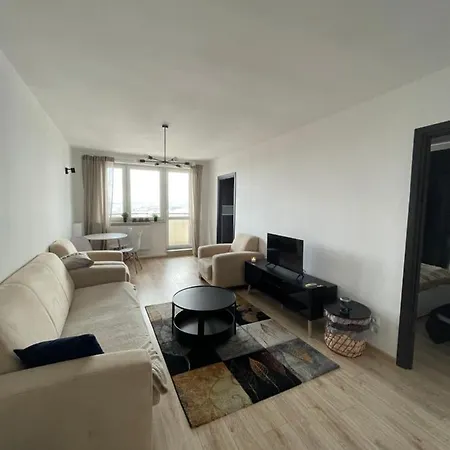 Katowice, Panorama Slaska, Piekne Widoki, Duze Mieszkanie, 2 Balkony Apartament