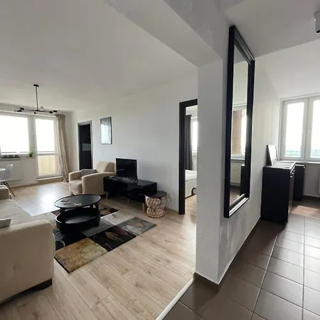 Katowice, Panorama Slaska, Piekne Widoki, Duze Mieszkanie, 2 Balkony Apartament